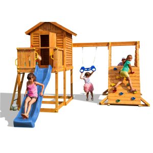 Aire de jeux en bois MyHouse Spider multifonctions de Fungoo