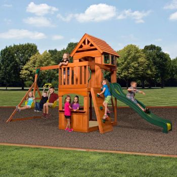 Aire de jeux en bois enfant Atlantic - Backyard