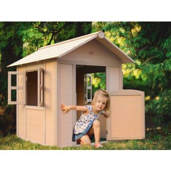 Kinderhaus aus Holz braun Valley Green Lakeside von AXI ab 18 Monaten