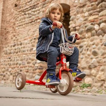 Tricycle rétro en métal rouge 10283