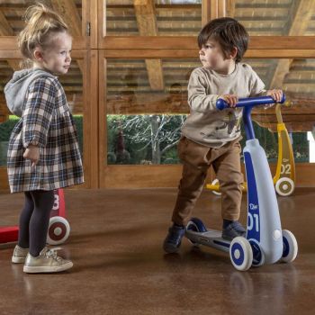 Blauer 3-Rad-Roller für 2 - 4 Jahre Dino Italtrike