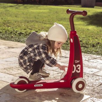 3-Rad-Roller rot für 2 - 4 Jahre Dino Italtrike