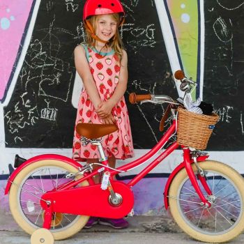 Vélo enfant 16 pouces rose cerise Gingersnap Bobbin