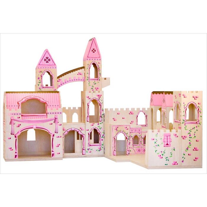 Château de princesse bois jouet