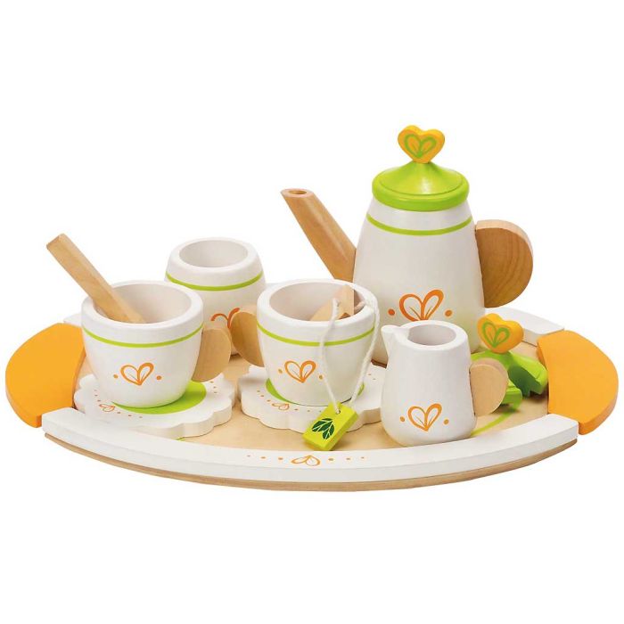 Dinette en bois Hape - Service à thé enfants - Jouets Apesanteur