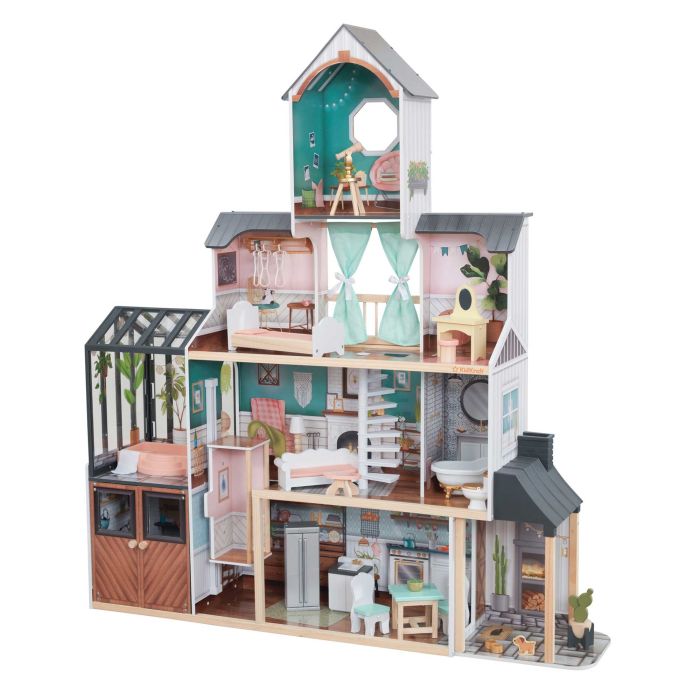 Maison de poupée amelia avec 2 escaliers