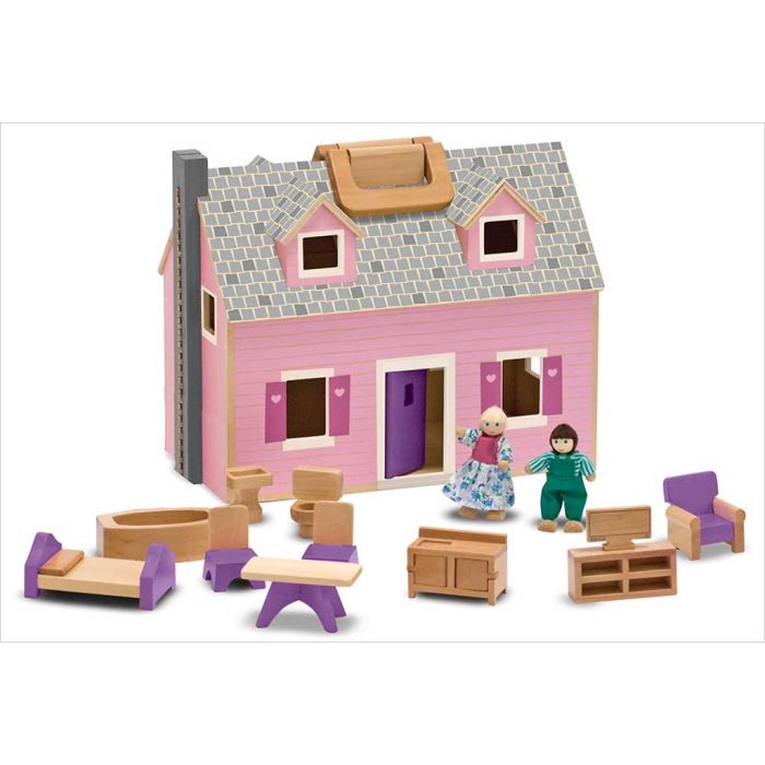 Porte de maison de poupée en bois éducation jouet d'apprentissage