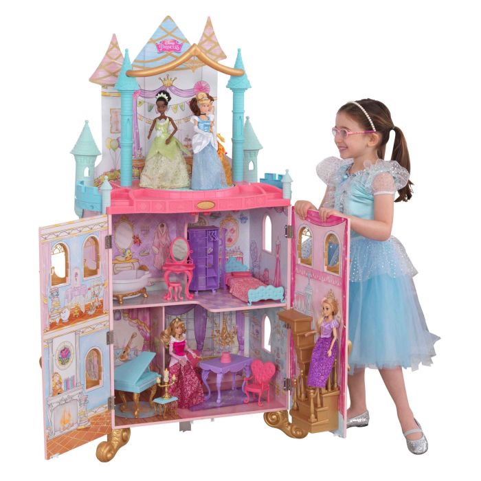 Maison pour faire danser les poupées château Disney princess de